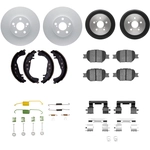 Order DYNAMIC FRICTION COMPANY - 4514-76084 - Rear Disc Brake Kit For Your Vehicle