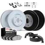 Order Ensembre de disques de frein arrière de DYNAMIC FRICTION COMPANY - 4514-76092 For Your Vehicle