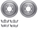 Order DYNAMIC FRICTION COMPANY - 6302-54193 - Rear Disc Brake Kit For Your Vehicle