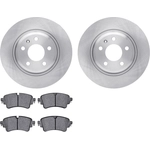 Order DYNAMIC FRICTION COMPANY - 6302-73008 - Rear Disc Brake Kit For Your Vehicle