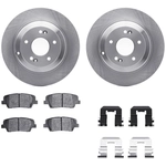 Order DYNAMIC FRICTION COMPANY - 6312-03087 - Rear Disc Brake Kit For Your Vehicle
