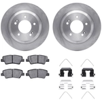Order DYNAMIC FRICTION COMPANY - 6312-21033 - Rear Disc Brake Kit For Your Vehicle
