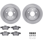 Order DYNAMIC FRICTION COMPANY - 6312-27056 - Rear Disc Brake Kit For Your Vehicle