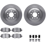 Order DYNAMIC FRICTION COMPANY - 6312-42048 - Rear Disc Brake Kit For Your Vehicle