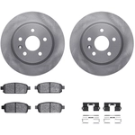 Order DYNAMIC FRICTION COMPANY - 6312-45029 - Rear Disc Brake Kit For Your Vehicle