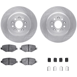 Order DYNAMIC FRICTION COMPANY - 6312-54196 - Rear Disc Brake Kit For Your Vehicle