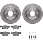 Order Rear Disc Brake Kit by DYNAMIC FRICTION COMPANY - 6312-59107 For Your Vehicle