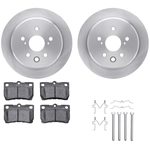 Order DYNAMIC FRICTION COMPANY - 6312-75017 - Rear Disc Brake Kit For Your Vehicle
