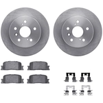 Order DYNAMIC FRICTION COMPANY - 6312-76133 - Rear Disc Brake Kit For Your Vehicle
