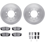 Order DYNAMIC FRICTION COMPANY - 6312-76163 - Rear Disc Brake Kit For Your Vehicle