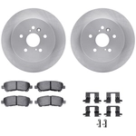 Order DYNAMIC FRICTION COMPANY - 6312-76165 - Rear Disc Brake Kit For Your Vehicle