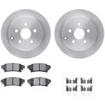 Order DYNAMIC FRICTION COMPANY - 6312-76166 - Rear Disc Brake Kit For Your Vehicle