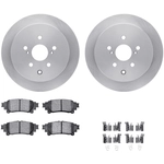Order DYNAMIC FRICTION COMPANY - 6312-76167 - Rear Disc Brake Kit For Your Vehicle