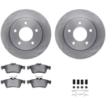 Order DYNAMIC FRICTION COMPANY - 6312-80059 - Rear Disc Brake Kit For Your Vehicle