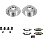 Order Ensembre de disques de frein arrière par POWER STOP - K6107-26 For Your Vehicle