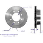 Order BENDIX GLOBAL - PRT5466 - Disc Brake Rotor For Your Vehicle