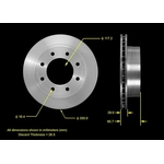 Order BENDIX GLOBAL - PRT5466 - Disc Brake Rotor For Your Vehicle