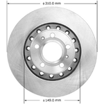 Order BENDIX GLOBAL - PRT5746 - Disc Brake Rotor For Your Vehicle