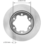 Order BENDIX GLOBAL - PRT5768 - Disc Brake Rotor For Your Vehicle