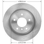 Order BENDIX GLOBAL - PRT6046 - Rear Disc Brake Rotor For Your Vehicle