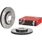 Order Rear Disc Brake Rotor by BREMBO - 09.D763.11 (1 Qty) For Your Vehicle