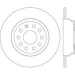 Order Rear Disc Brake Rotor by CENTRIC PARTS - 121.33153 For Your Vehicle