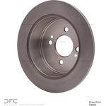 Order Rear Disc Brake Rotor by DYNAMIC FRICTION COMPANY - 600-03002 For Your Vehicle