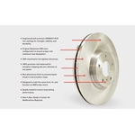 Order Rear Disc Brake Rotor by DYNAMIC FRICTION COMPANY - 600-13023 For Your Vehicle