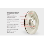 Order Rotor de frein à disque arrière by DYNAMIC FRICTION COMPANY - 600-40115 For Your Vehicle