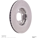 Order Rear Disc Brake Rotor by DYNAMIC FRICTION COMPANY - 600-74022 For Your Vehicle