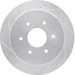 Order Rear Disc Brake Rotor by DYNAMIC FRICTION COMPANY - 631-67110L For Your Vehicle