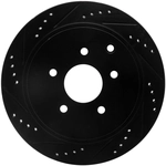 Order Rear Disc Brake Rotor by DYNAMIC FRICTION COMPANY - 633-67089L For Your Vehicle