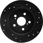 Order DYNAMIC FRICTION COMPANY - 633-76083L - Rear Disc Brake Rotor For Your Vehicle