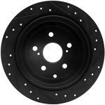 Order Rear Disc Brake Rotor by DYNAMIC FRICTION COMPANY - 633-76141L For Your Vehicle