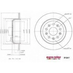 Order Rear Disc Brake Rotor by EUROROTOR - 51241 For Your Vehicle