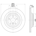 Order HELLA PAGID - 355126311 - Disc Brake Rotor (Pack of 2) For Your Vehicle