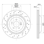 Order Rear Disc Brake Rotor by HELLA PAGID - 355134552 For Your Vehicle