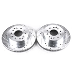 Order POWER STOP - AR8207XPR - Evolution Drilled, Slotted & Zinc Plated Rotors For Your Vehicle