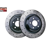 Order Rear Disc Brake Rotor (Pack of 2) by PROMAX - 22-53055 For Your Vehicle
