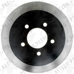 Order Rear Disc Brake Rotor by TOP QUALITY - 8-66947 For Your Vehicle
