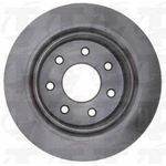 Order Rear Disc Brake Rotor by TOP QUALITY - 8-680977 For Your Vehicle
