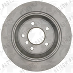 Order Rear Disc Brake Rotor by TOP QUALITY - 8-96802 For Your Vehicle