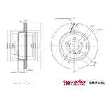 Order ULTRA - BM7065L - Rear Disc Brake Rotor For Your Vehicle