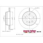 Order ULTRA - BM746 - Rear Disc Brake Rotor For Your Vehicle