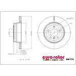 Order ULTRA - BM779 - Rear Disc Brake Rotor For Your Vehicle