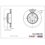 Order ULTRA - BM796 - Rear Disc Brake Rotor For Your Vehicle