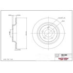 Order ULTRA - MA885 - Rotor de frein à disque arrière For Your Vehicle