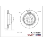 Order ULTRA - ME216 - Rear Disc Brake Rotor For Your Vehicle