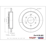 Order ULTRA - NI492 - Disc Brake Rotor For Your Vehicle