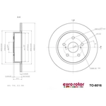 Order ULTRA - TO6016 - Disc Brake Rotor For Your Vehicle